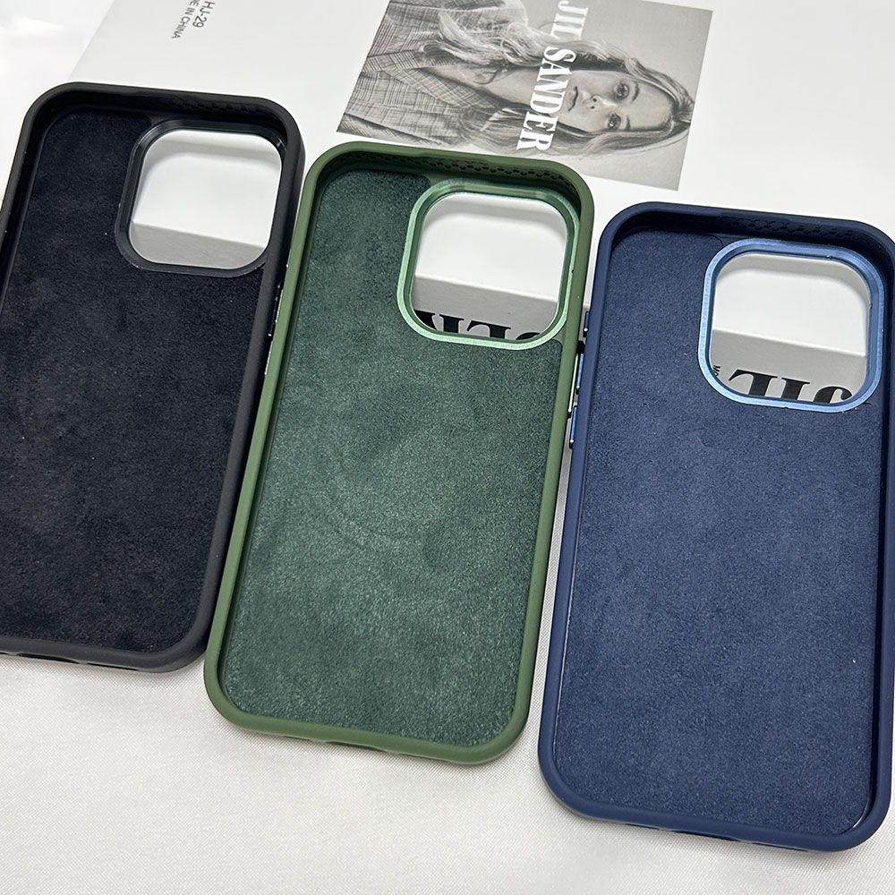 Liquid Silicone Shockproof Phone Case for 16/15/14/13/12/11 Plus Pro Max Pure Color Design Skin Friendly Luxury