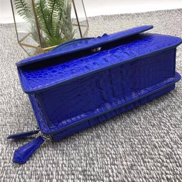 Fashion Genuine Crocodile Leather Women Small Mini Handbag Lady Purse Authentic Alligator Skin Female Cross Shoulder Bag