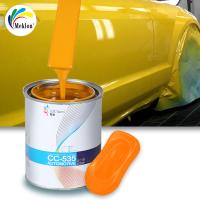 Peinture de voiture acrylique à séchage rapide haute performance jaune soleil résistante aux UV