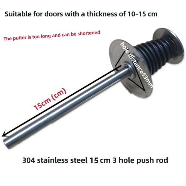 Portas do armazenamento frio do elevador da came, material branco do zinco da cor da prata das fechaduras da porta do armazenamento frio