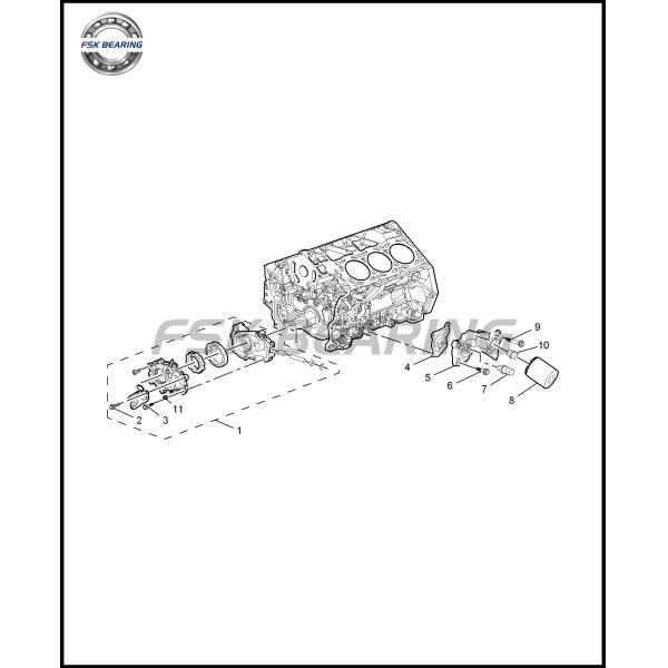 FSK Engine Oil Pump for 09-14 Buick Models 12640448
