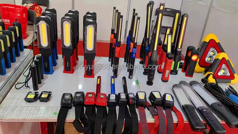 Strong Light COB Charging Work Lamp Foldable Multi-function Portable Emergency Car Repair Work Inspection Lamp