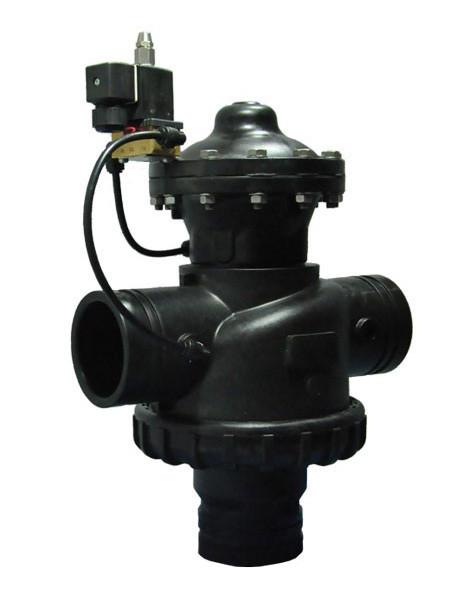 Plastic Backwash Control Valve / Automatic Backwash Valve 20 - 125 Psi Pressure