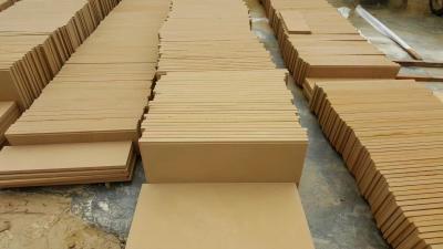 Tumbled Finishing Rough Natural Sandstone Slabs Weathering Resistant