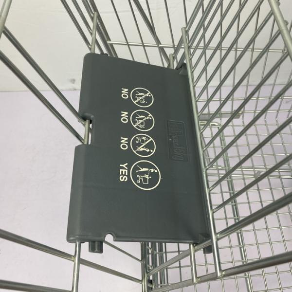 Австралийский тип тележка вагонетки бакалеи вагонетки 125L покупок супермаркета с колесами PU