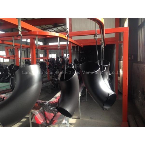 B16.9 A234 SCH40 DST 90 courbure de tuyau d'acier soudée par bout de la milliseconde 1.5D LR de degré sans couture