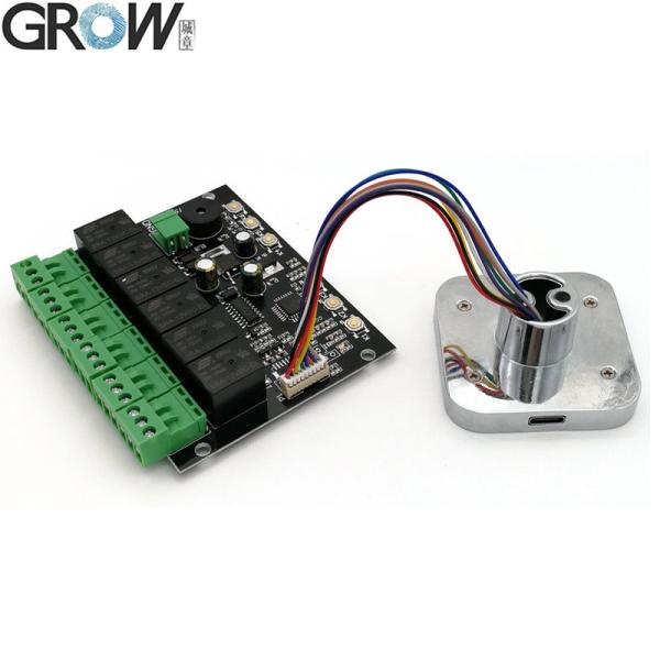 Плата управления доступом GROW K219-B+G16 DC12V с паролем администратора/пользователя, отпечатками пальцев и 6 реле для системы контроля доступа к дверям