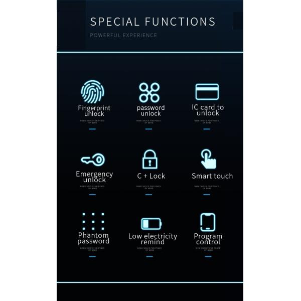 Selockey сползая замки и ручки внутренней твердой тяги алюминиевые