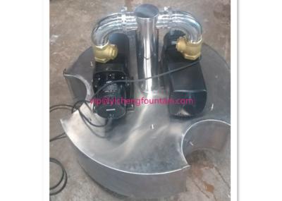 Stainless Steel Pond Fountain Accessories AC12V RGB Lighting 6.5m Spray Height
