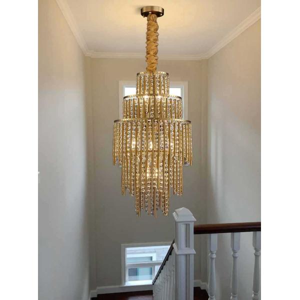 High Ceiling hotel lobby decoration large modern chandelier(WH-CY-208)