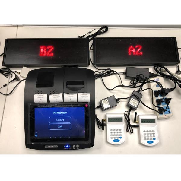 Customized multi functional ticket print queue managemant system