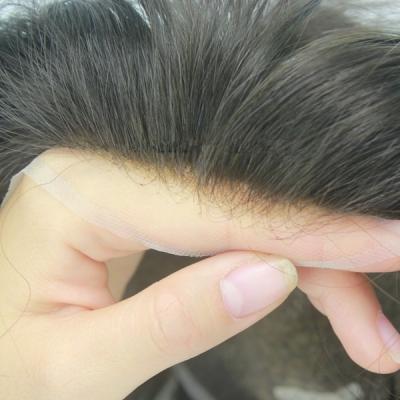 Tout le système de coiffure Toupee dentelle 10 * 7 Toupee de cheveux pour hommes port quotidien