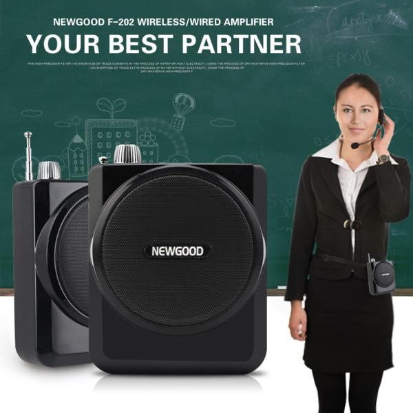 FM Wireless Headset Microphone Voice Amplifier Loudspeaker For Training,Sports Exercise,Coach, Yoga,Sales Presentation