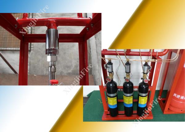 4.2mpa Colorless FM200 Fire Suppression System 120L Storage Cylinders