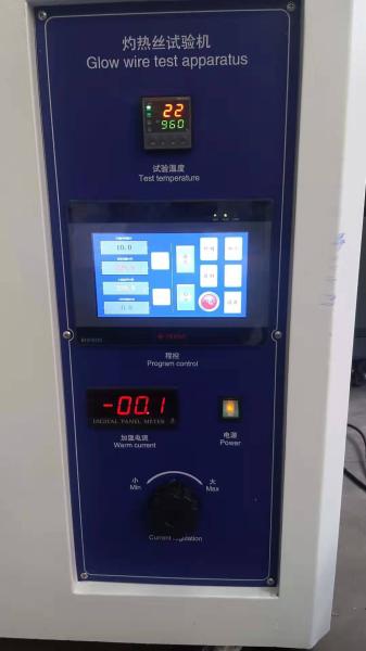 Testeur de câble lumineux de chauffage électrique pour l'essai de l'inflammabilité des équipements d'éclairage