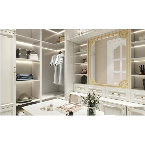 Modern Wooden Dressing Table With Mirror for Bedroom Wall Cabinet and Clothes Wardrobe