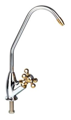 Single Handle Brass Gooseneck Kitchen Faucet / Long Neck Kitchen Faucet For Ro System