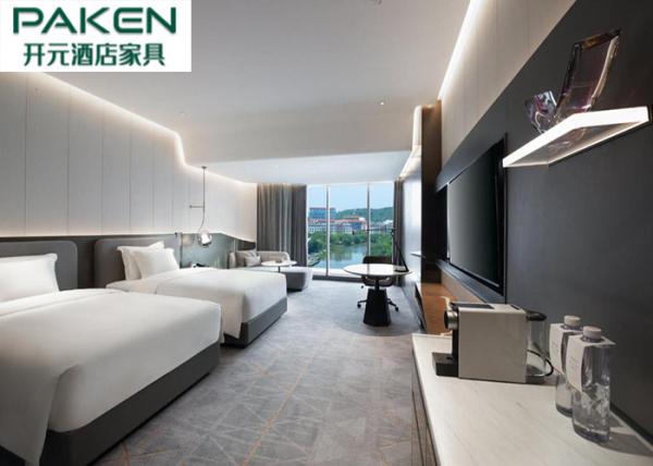 Luxury Hotel Bedroom E1 Grade Plywood Dyed Veneer Furniture Natural Marble Table Top Large Suites