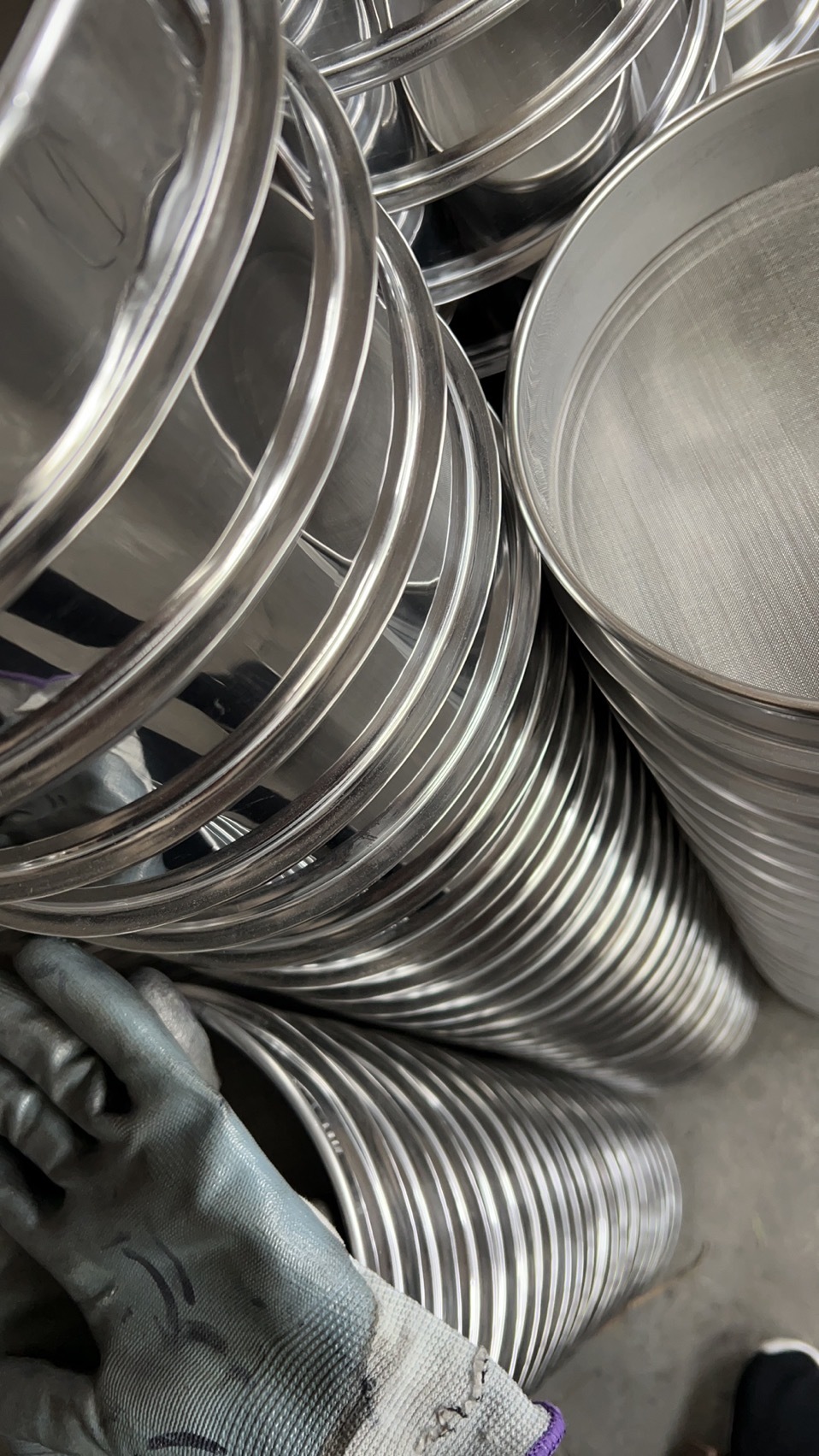Factory Customized Test Sieve 316 Stainless Steel 400mm Sieve For Pharmaceutical Granule Analysis Use