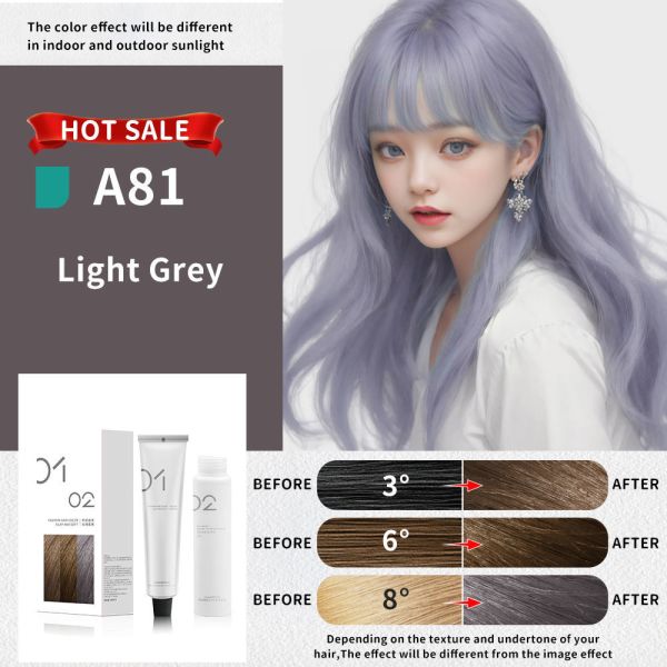 Purestyle Dyeing Home Hair Dye Cream Kit Ammonia Free With Preoxide Cream OEM