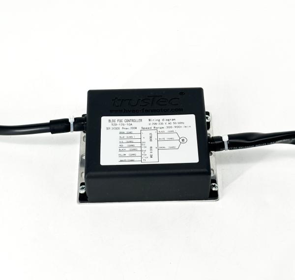 Motor ECM - 125W 900RPM 220V 50/60HZ 0-10V Controle de velocidade