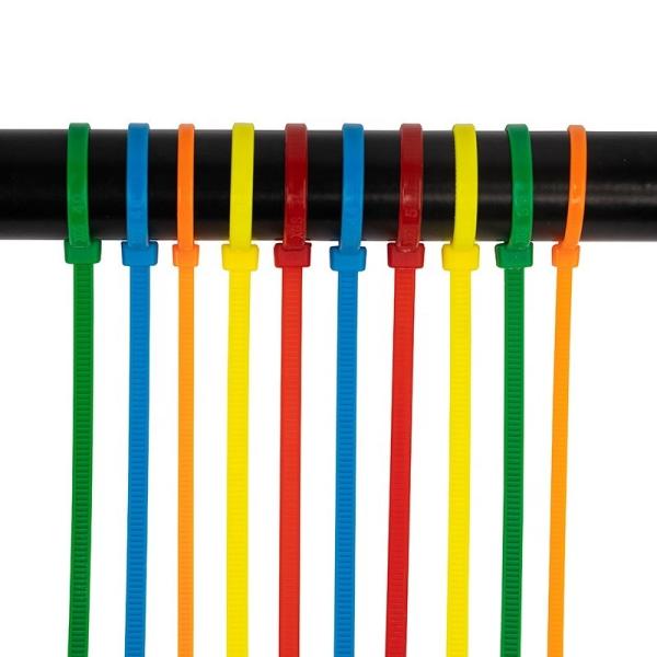 Verde azul amarelo do fecho de correr vermelho de nylon resistente UV preto das cintas plásticas 94V 2