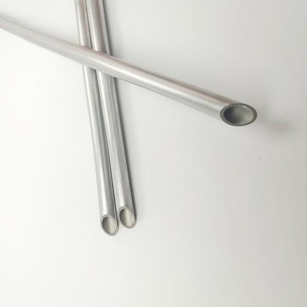 The Heat Transfer Grooved Aluminum Pipe 3003 Aluminum Inside Threaded Aluminum Tube 9.5mm