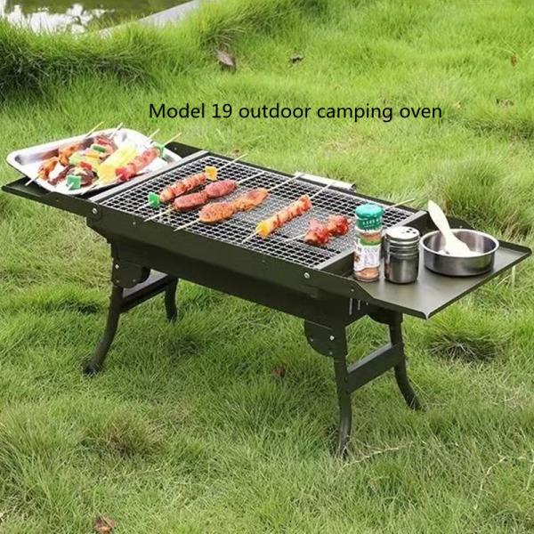 304 Stainless Military Camping Gear Grill Foldable Portable Space Saving
