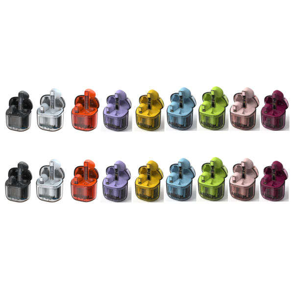 9-Color TWS Earbuds,JL6983D, 13mm Driver, 4H Playtime, Black/White/Orange/Blue/Green/Yellow/Purple,etc