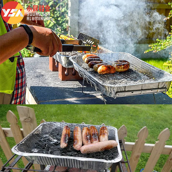 Одноразовый BBQ гриль портативные угольные грили одноразовые грильные подносы