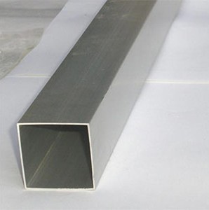 Aluminium Rectangular Tubing / Seamless Aluminium Tube Extrusion , 6060 / 5154