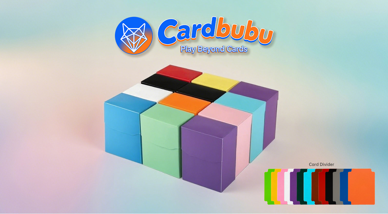 Customizable Magic  YuGiOh Deck Box Archival Grade PP 100 Card Crush Resistant Brandable
