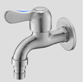 Grifón de baño clásico con mango único de acero inoxidable cromo 304 pulido