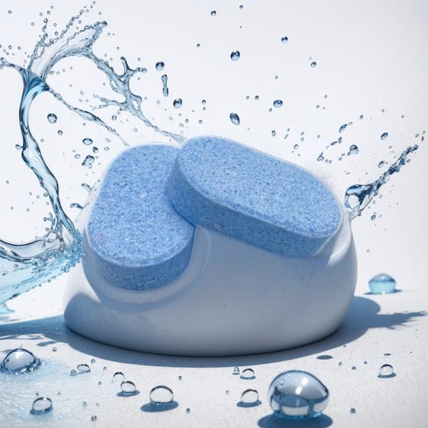 High Efficiency Laundry Machine Cleaning Tablets Removing Germs Washer Cleaner Tablets