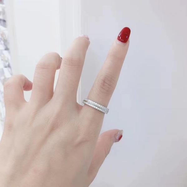 Flower Cut 925 Sterling Silver Gemstone Rings High Carbon Diamond For Men