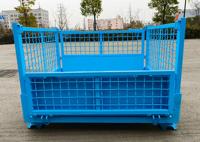 Charge vide 1000x800mm de la poubelle 1.5T de vinasses de cage pliante empilable de palette