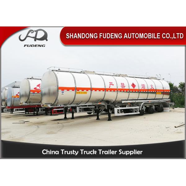 Aluminum Alloy 38000L Gasoline Fuel Tanker Semi Trailer 10000 Gallon