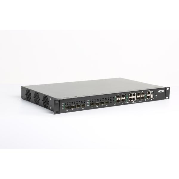 HiOSO FTTH EPON OLT 8 PON OLT 4SFP GE 4 Combo Dual Power Supply Support Other Brand ONU ONT