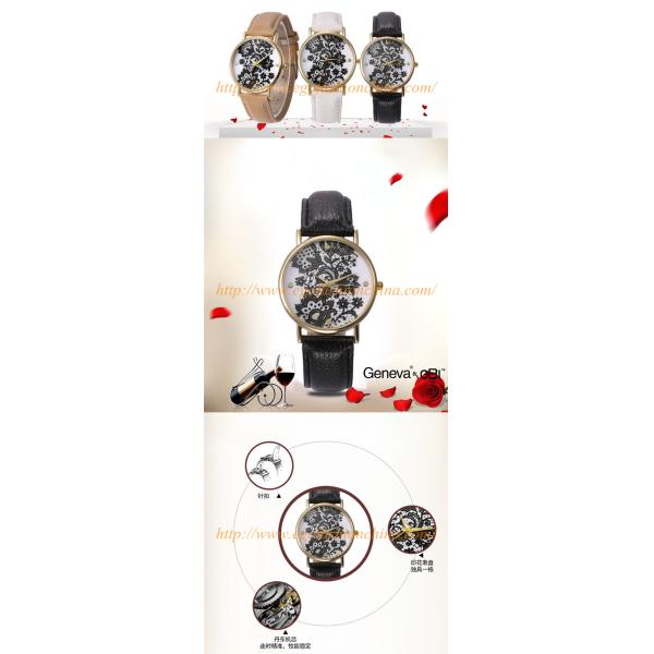 GV04 China Watch Supplier Quartz Analog Watches for Woman Unisex Sports Watch PU Leather
