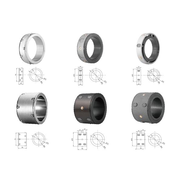 Chrome Coating Sandblasting Φ75.5mm High Speed Slip Ring