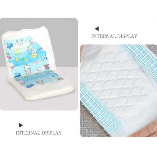 Fabricado en China Pet Supply Disposable Animal Sanitary Absorbent Dog Puppy Pet Diaper