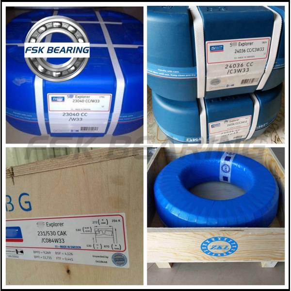 Radial 3003776 Н  23176 MBW33 Spherical Roller Bearing 380*620*194mm Split Copper Protection