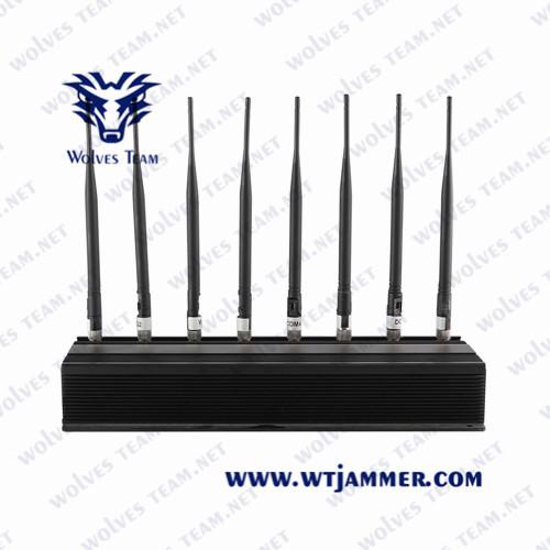 Cellular 2g 3G 4G Lte GSM CDMA Cellphone WiFi Bluetooth GPS Signal Blocker Jammer with 8 Channels