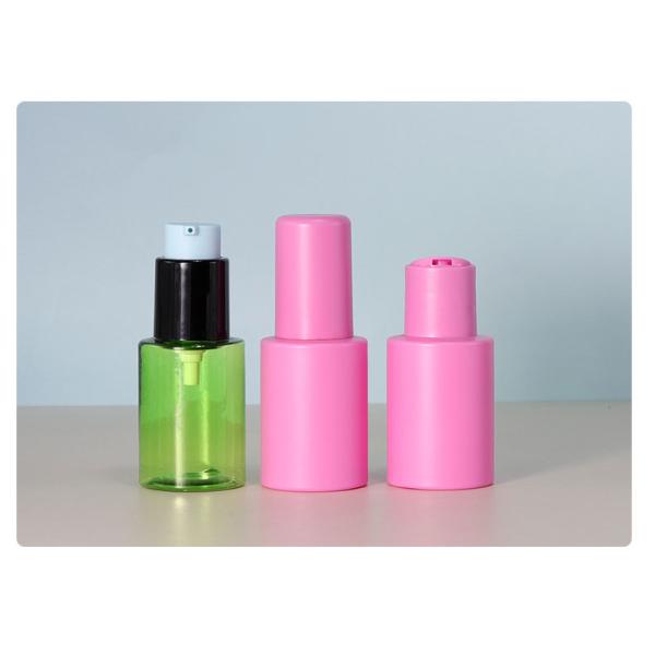 Botellas cosméticas de plástico de lujo de 60 ml de 100 ml de color rosa de niebla fina botella de pulverización de embalaje para la industria