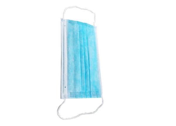 Anti Pollution Disposable Breathing Mask Waterproof And Non - Woven Disposable Mask With Three Layers