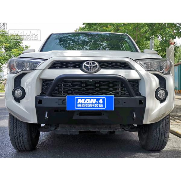 Black Front Heavy Duty 2016 Toyota 4runner Bull Bar Q235 Steel