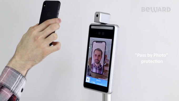 Ультракрасный прибор измерения температуры распознавания лиц Touchless