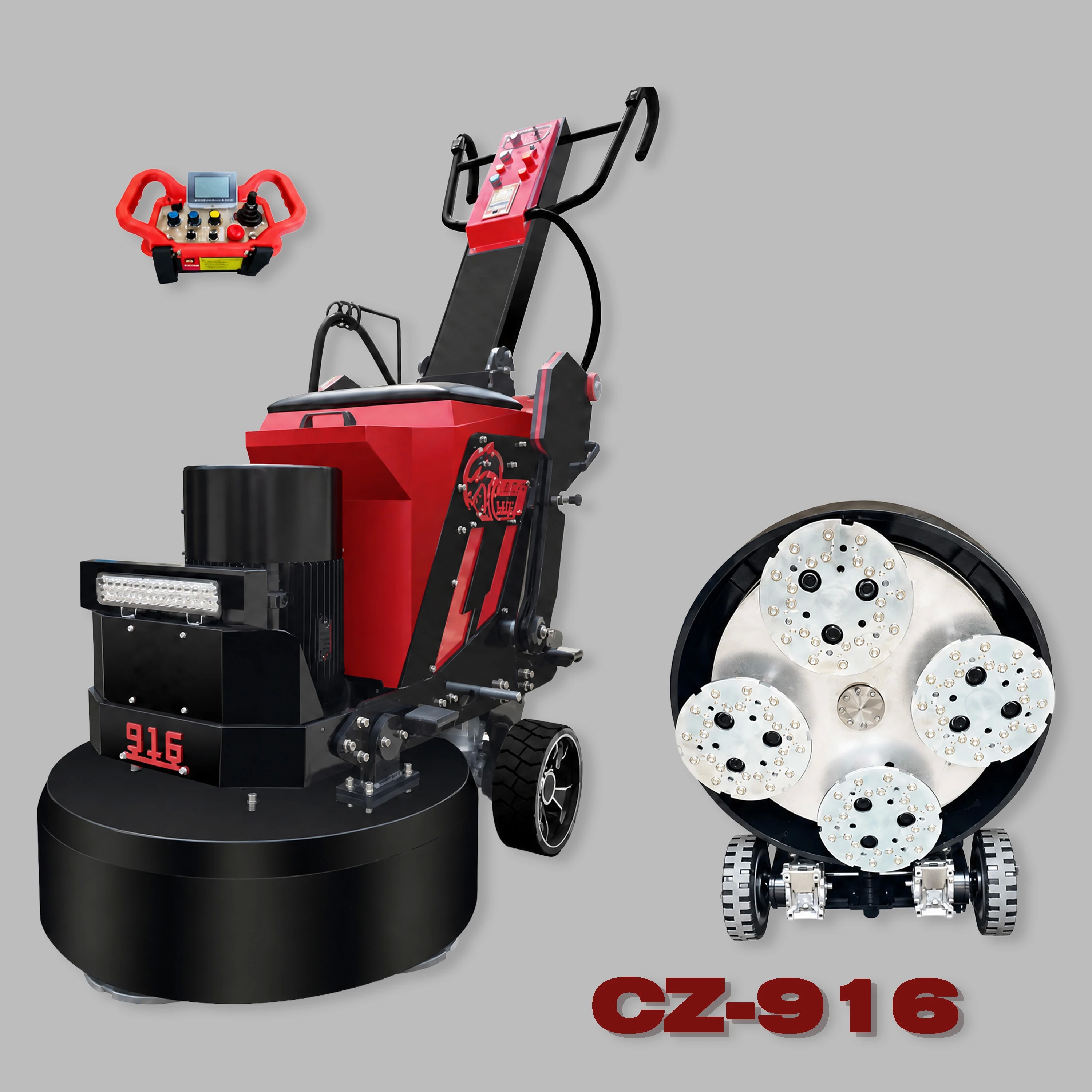 Ride-On Remote Floor Grinder 18.5kW | 880mm 36A Polisher