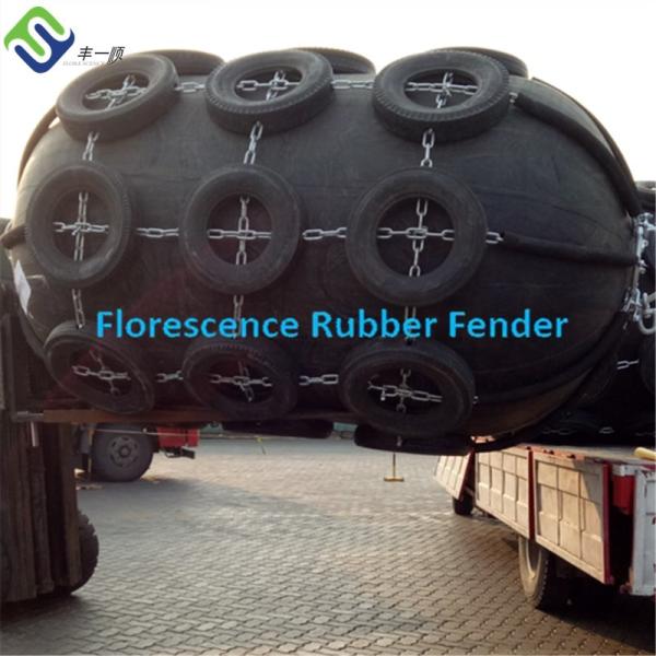 Floating Yokohama Dock Bumper Fender , Pneumatic Rubber Fender Low Counterforce