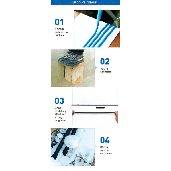 Silicone Structural Adhesive Kitchen Bathroom Edge Trim Caulking Adhesive Mildewproof 